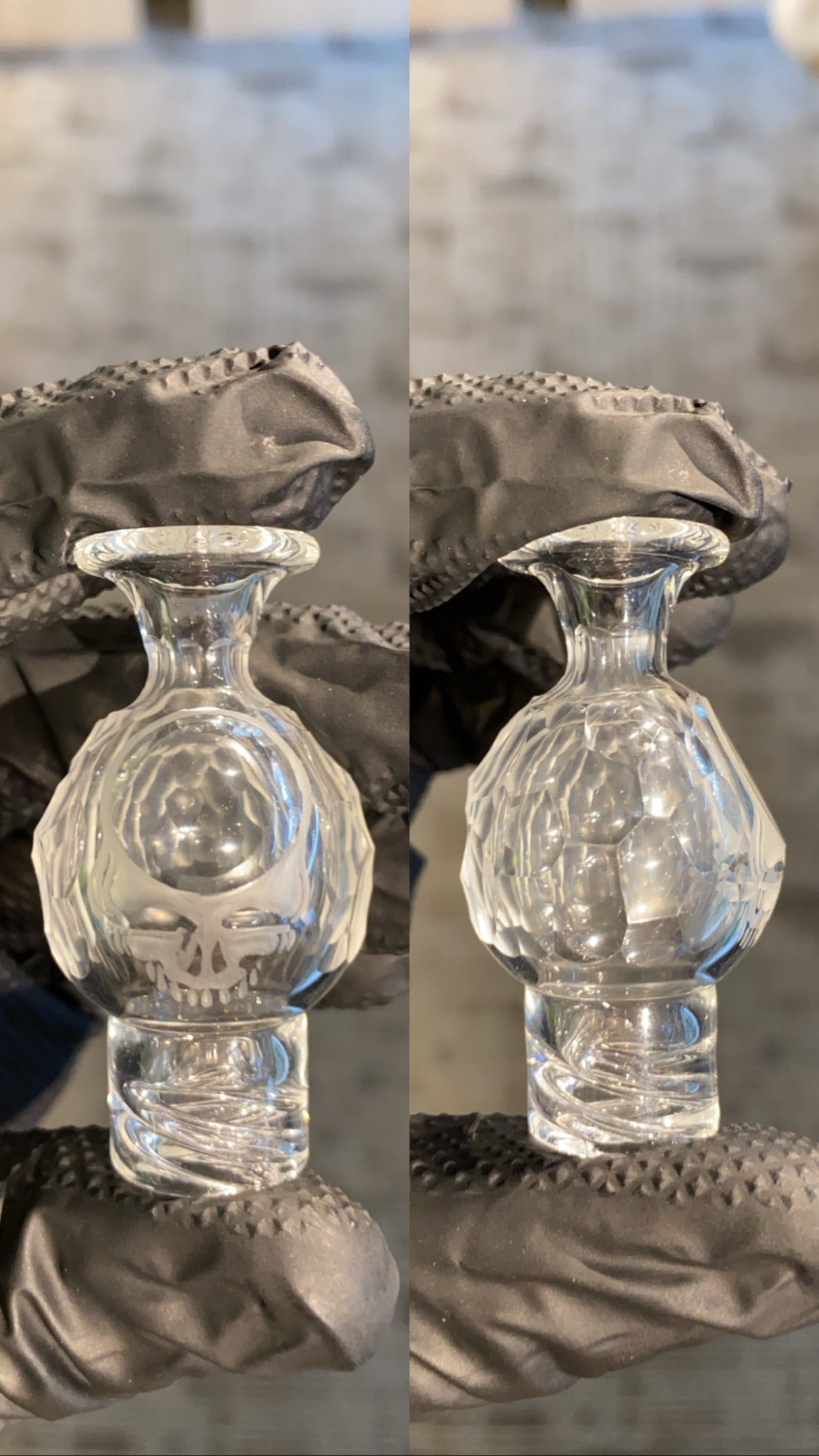Quartz and caps